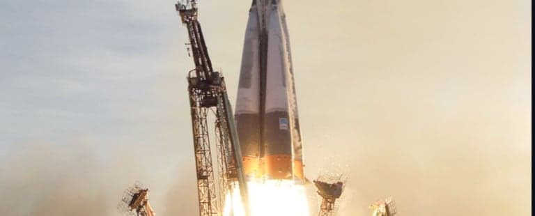 image of a rocket taking off