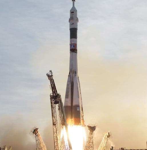 image of a rocket taking off