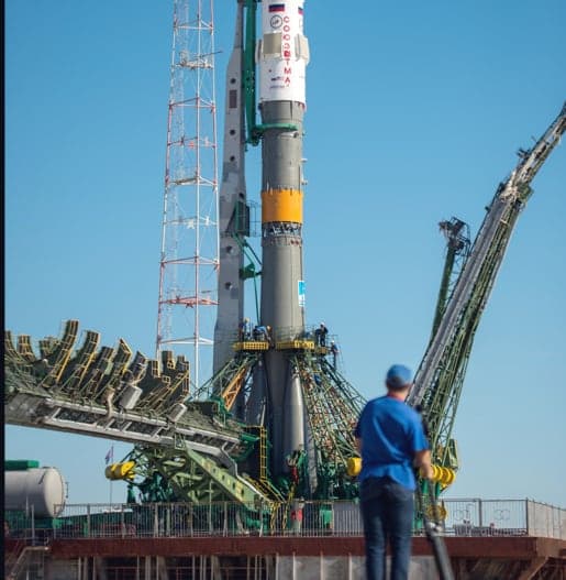 image of a rocket taking off